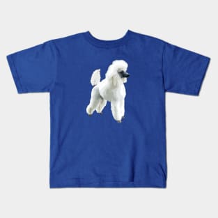 White Poodle Gorgeous Dog Kids T-Shirt